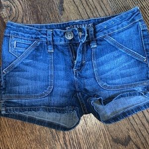 Denim shorts